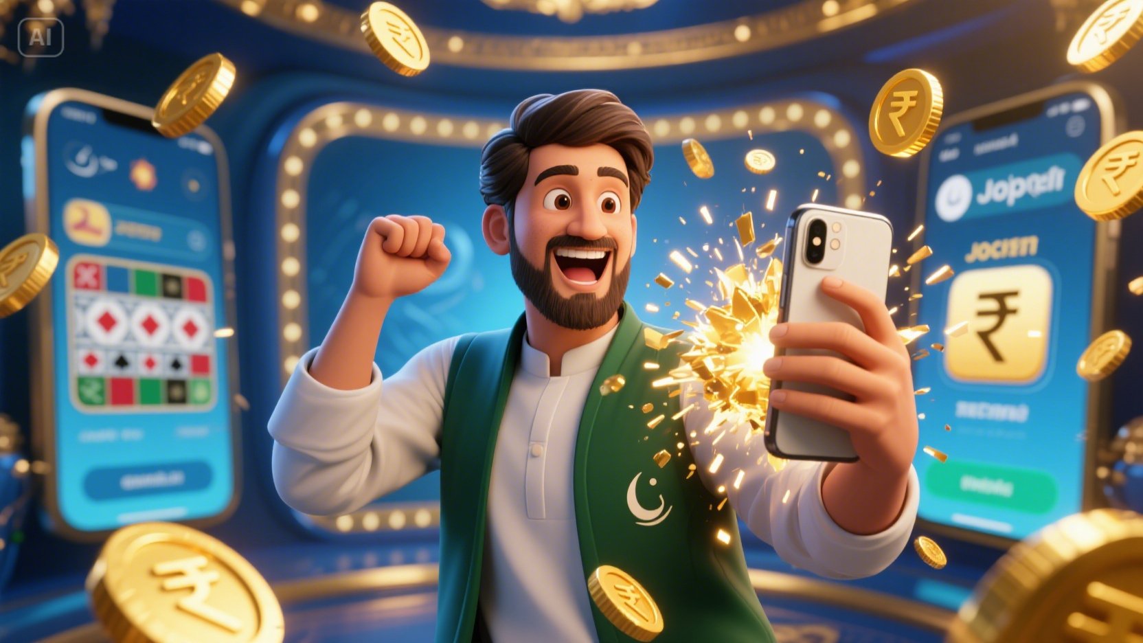 JackpotFrenzy CasinoDeposit once and claim your 200% instant bonus! Pakistani users can spin slots, play live casino, and withdraw PKR safely anytime they wish.